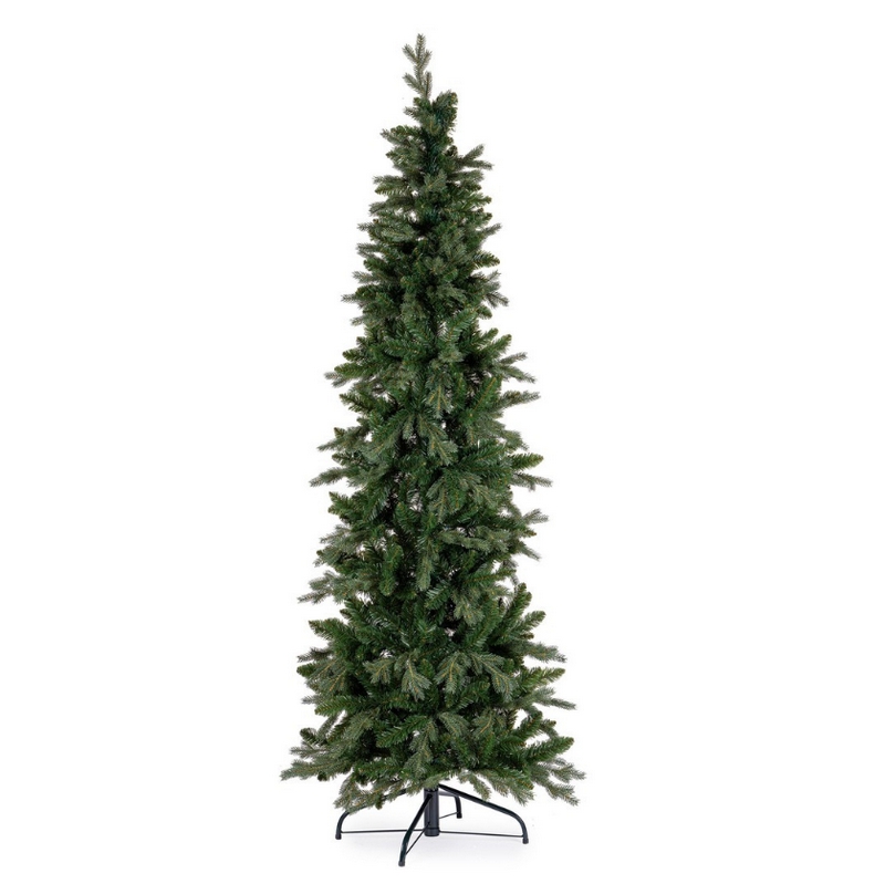 Albero di Natale slim alto 180 cm e largo 76 cm con 1055 rami 
